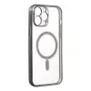 Apple İphone 14 Pro Kılıf Magneticsafe Lazer Silikon - Siyah