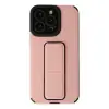 Apple İphone 14 Pro Kılıf Mega Standlı Silikon - Pudra