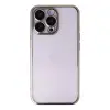 Apple İphone 14 Pro Kılıf Razer Lensli Silikon - Gold