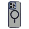 Apple İphone 14 Pro Kılıf Room Magneticsafe Silikon - Lacivert