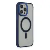 Apple İphone 14 Pro Kılıf Room Magneticsafe Silikon - Lacivert