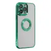 Apple İphone 14 Pro Kılıf Slot Silikon - Köknar Yeşili