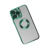 Apple İphone 14 Pro Kılıf Slot Silikon - Köknar Yeşili