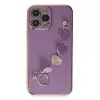 Apple İphone 14 Pro Max Kılıf Esila Silikon - Mor