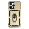 Apple İphone 14 Pro Max Kılıf Pars Lens Yüzüklü Silikon - Gold