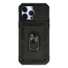 Apple İphone 14 Pro Max Kılıf Pars Lens Yüzüklü Silikon - Siyah
