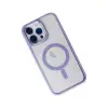 Apple İphone 14 Pro Max Kılıf Room Magneticsafe Silikon - Lila