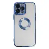 Apple İphone 14 Pro Max Kılıf Slot Silikon - Mavi