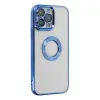 Apple İphone 14 Pro Max Kılıf Slot Silikon - Mavi