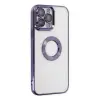 Apple İphone 14 Pro Max Kılıf Slot Silikon - Mor