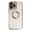 Apple İphone 14 Pro Max Kılıf Slot Silikon - Rose Gold