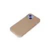 Apple İphone 15 Kılıf Nano İçi Kadife Silikon - Pudra