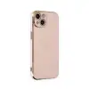 Apple İphone 15 Kılıf Volet Silikon - Pembe