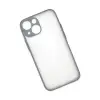 Apple İphone 15 Plus Kılıf Montreal Silikon Kapak - Gri