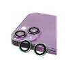 Apple İphone 15 Plus Raze Metal Kamera Lens - Yeşil