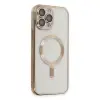 Apple İphone 15 Pro Kılıf Kross Magneticsafe Kapak - Gold