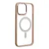 Apple İphone 15 Pro Kılıf Room Magneticsafe Silikon - Pudra