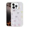 Apple İphone 15 Pro Lumi Desenli Kapak - Beyaz