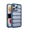 Apple İphone 15 Pro Max Kılıf Airmax Silikon Kapak - Lacivert