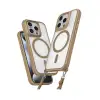 Apple İphone 15 Pro Max Kılıf Enka Magsafe Silikon Kılıf - Desert