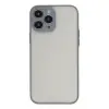 Apple İphone 15 Pro Max Kılıf Montreal Silikon Kapak - Gri
