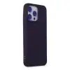 Apple İphone 15 Pro Max Kılıf Nano İçi Kadife Silikon - Mor