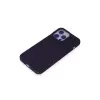 Apple İphone 15 Pro Max Kılıf Nano İçi Kadife Silikon - Mor