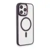 Apple İphone 15 Pro Max Kılıf Room Magneticsafe Silikon - Derin Mor