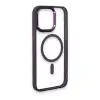 Apple İphone 15 Pro Max Kılıf Room Magneticsafe Silikon - Derin Mor