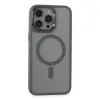 Apple İphone 15 Pro Max Kılıf Room Magneticsafe Silikon - Gri