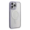 Apple İphone 15 Pro Max Kılıf Room Magneticsafe Silikon - Lila
