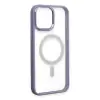 Apple İphone 15 Pro Max Kılıf Room Magneticsafe Silikon - Lila