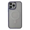 Apple İphone 15 Pro Max Kılıf Room Magneticsafe Silikon - Sierra Blue