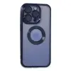 Apple İphone 15 Pro Max Kılıf Slot Silikon - Lacivert