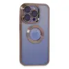 Apple İphone 15 Pro Max Kılıf Slot Silikon - Rose Gold