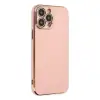Apple İphone 15 Pro Max Kılıf Volet Silikon - Pembe