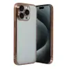 Apple İphone 15 Pro Max Razer Lensli Silikon - Çöl Titanyum