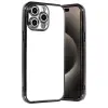 Apple İphone 15 Pro Max Razer Lensli Silikon - Siyah