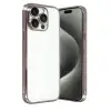 Apple İphone 15 Pro Max Razer Lensli Silikon - Titan Gri