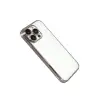Apple İphone 15 Pro Max Razer Lensli Silikon - Titan Gri