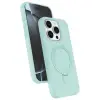 Apple İphone 15 Pro Max Regal Magsafe Standlı Kapak - Su Yeşili