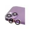 Apple İphone 15 Raze Metal Kamera Lens - Pembe