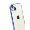 Apple İphone 15 Razer Lensli Silikon - Açık Mavi