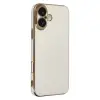 Apple İphone 16 Kılıf Volet Silikon - Beyaz