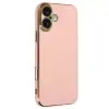 Apple İphone 16 Kılıf Volet Silikon - Pembe