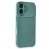 Apple İphone 16 Plus Kılıf Auto Focus Karbon Kapak - Koyu Yeşil