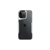 Apple İphone 16 Pro Kılıf Boyi Silikon Kapak - Gümüş