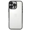 Apple İphone 16 Pro Kılıf Razer Lensli Silikon - Siyah
