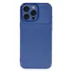 Apple İphone 16 Pro Max Kılıf Auto Focus Karbon Kapak - Lacivert