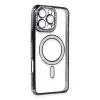 Apple İphone 16 Pro Max Kılıf Joke Simli Magneticsafe Kılıf - Gri